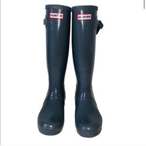 Hunter Boots - Gray Gloss